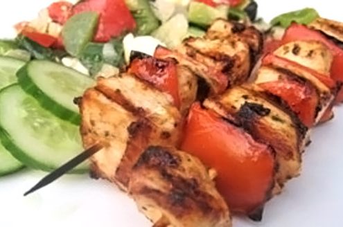 Brochettes de poulet