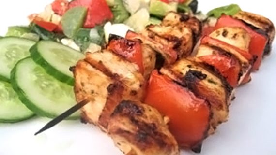 Brochettes de poulet